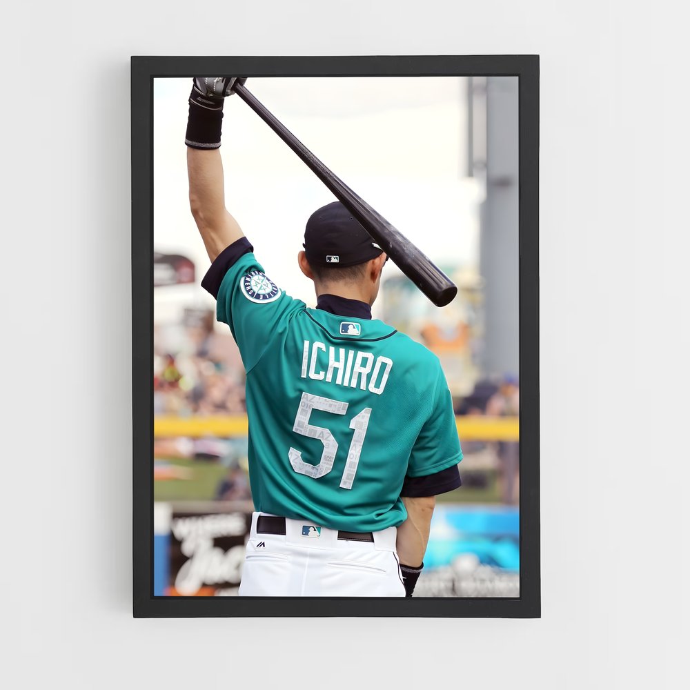 Poster Hitter Legend – affiche Baseball (vue 2)